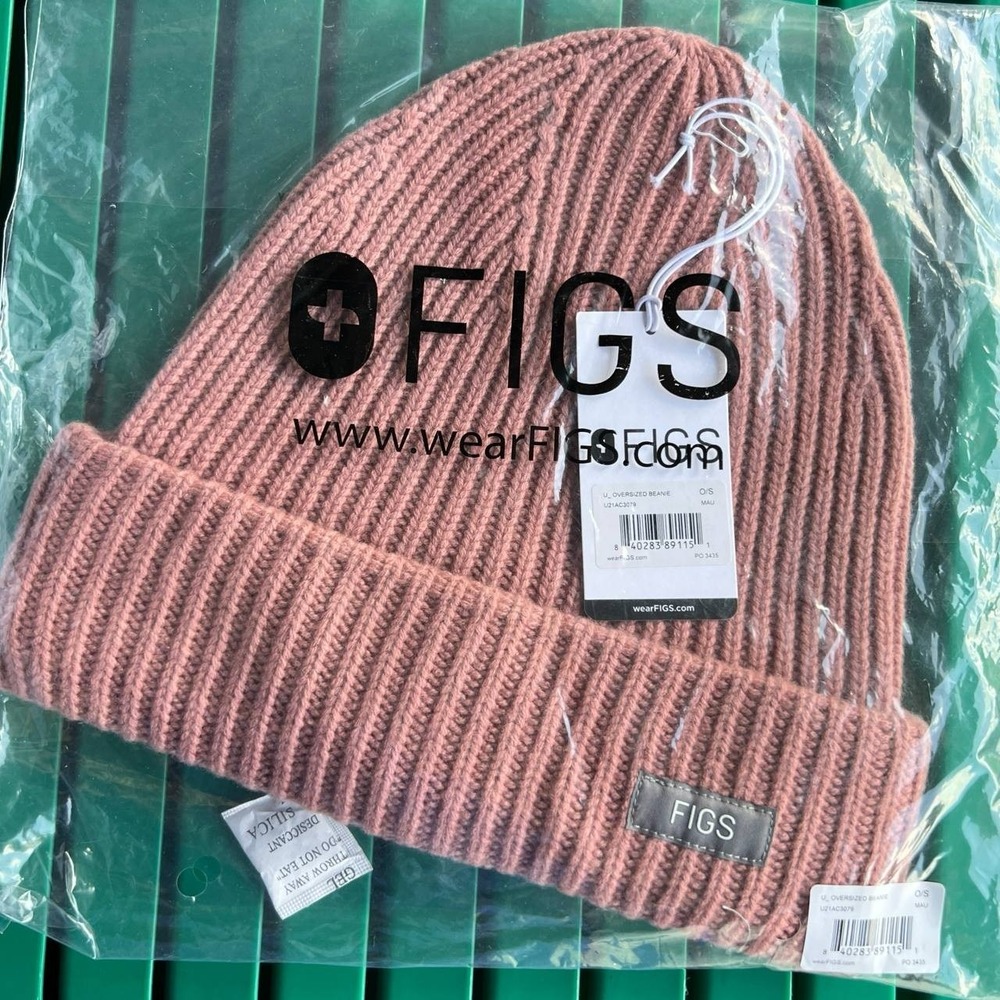 FIGS‎ Oversized Beanie Mauve One Size